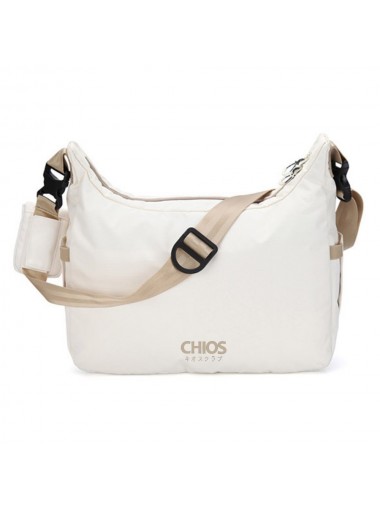 【飛ぶ! 旅行系列】CHIOS CLUB -  RainX 旅行用防水CrossBody Bag 連Airpod 保護套 白